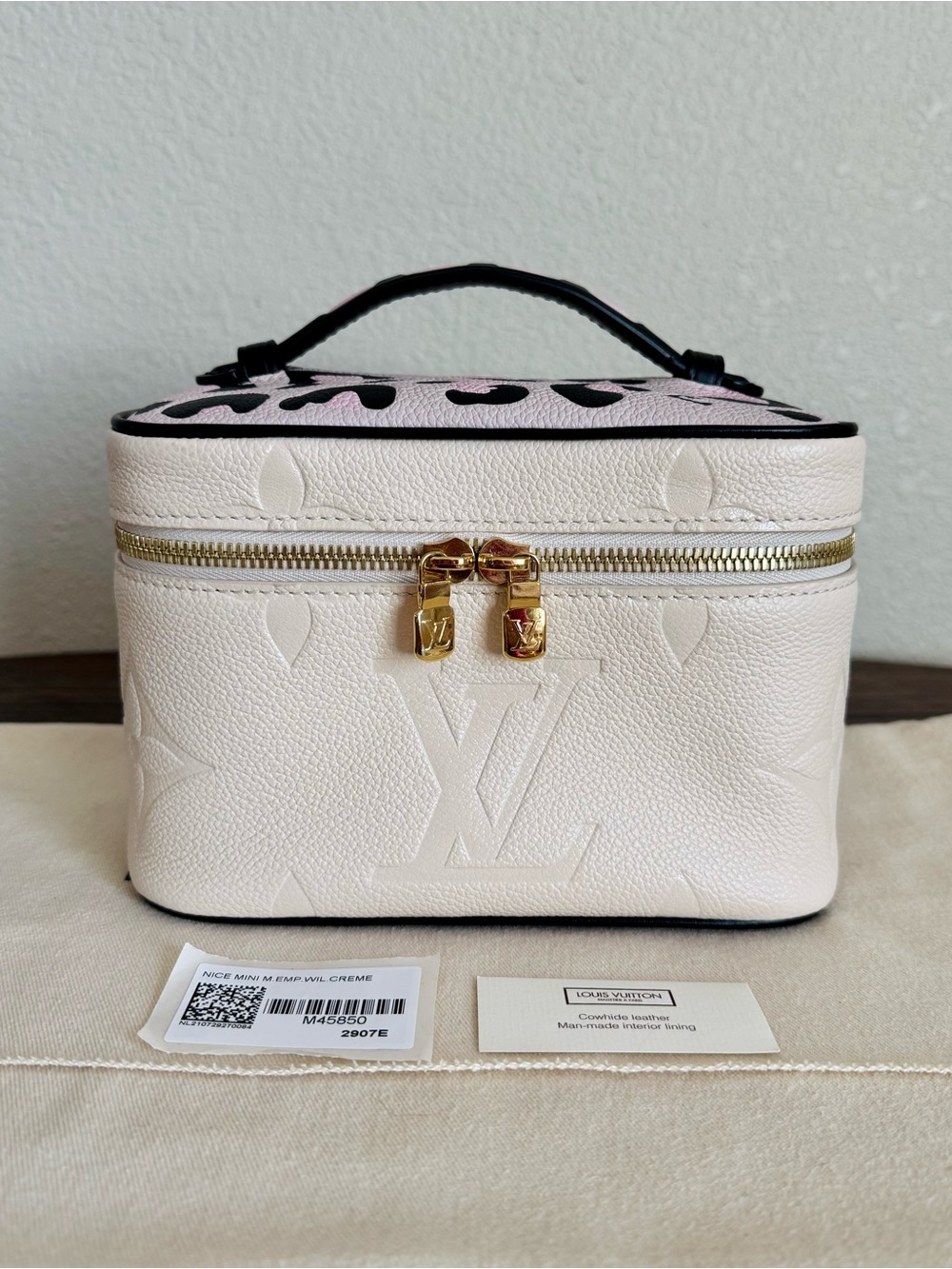 ❌SOLD❌NEW LOUIS VUITTON Limited Edition Wild At Heart Empreitne Nice Mini Vanity - Picture 8 of 8